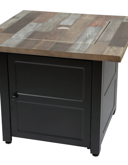 30" LP Square Gas Outdoor Fire Pit - The Cayden