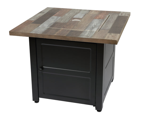 30" LP Square Gas Outdoor Fire Pit - The Cayden