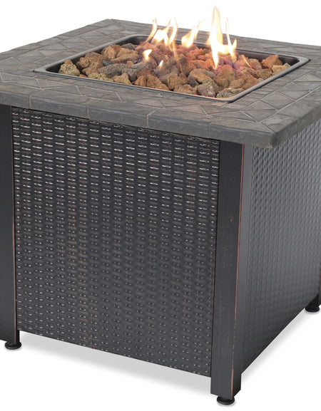 LP Outdoor Firebowl with Resin Mantel