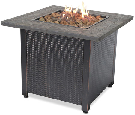 LP Outdoor Firebowl with Resin Mantel