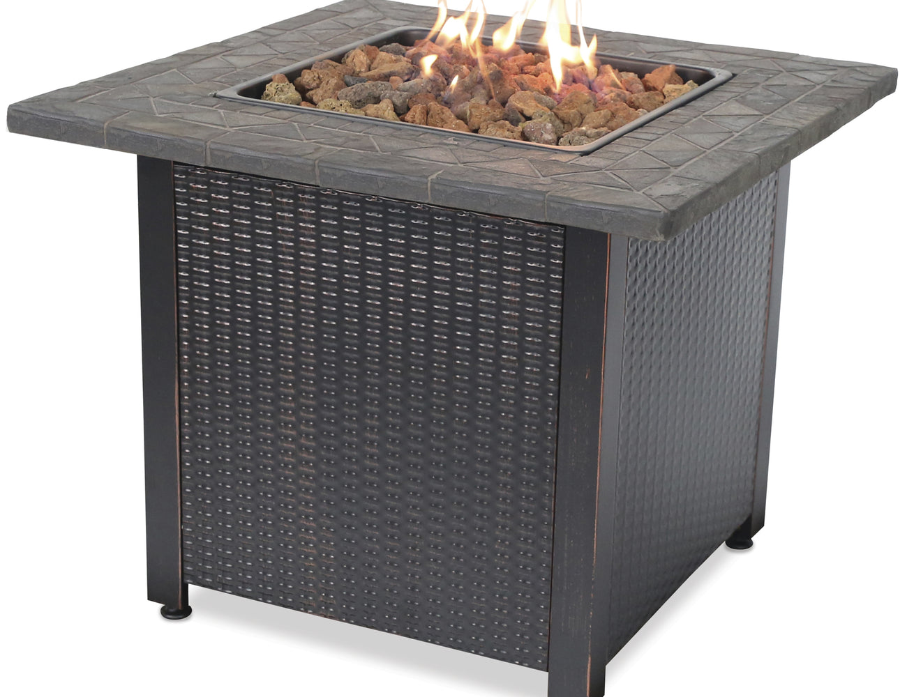 LP Outdoor Firebowl with Resin Mantel