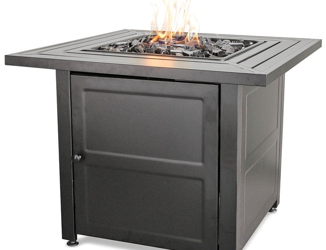 LP 30" Outdoor Fire Pit with Steel Mantel