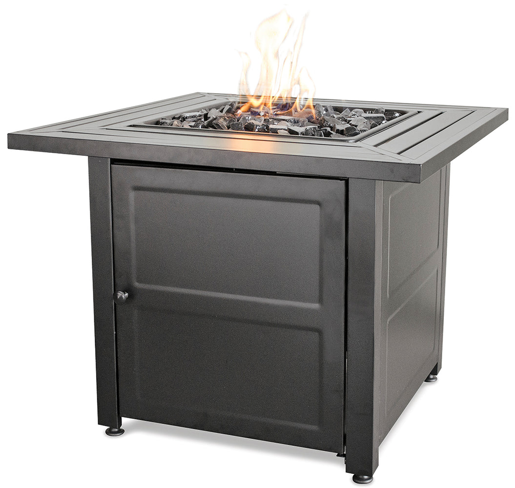 LP 30" Outdoor Fire Pit with Steel Mantel