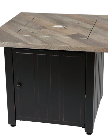 30" LP Square Gas Outdoor Fire Pit - The Harper