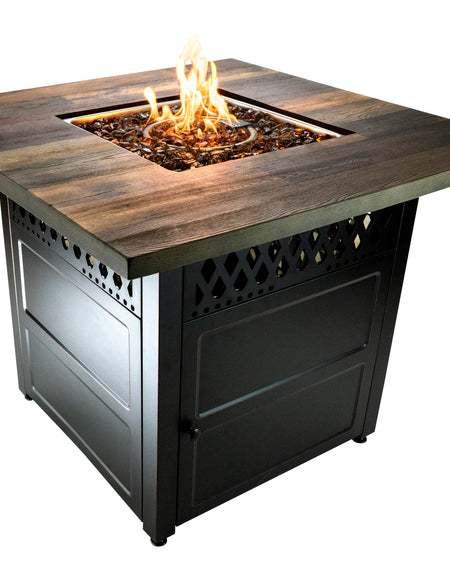 LP Gas Outdoor Fire Pit with DUALHEAT Technology