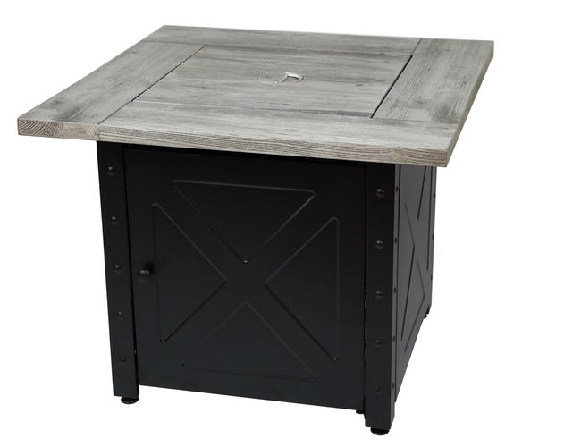 30" LP Square Gas Outdoor Fire Pit - The Mason