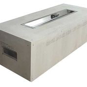 Ready to Finish Rectangle Enclosure with 36" Trough Burner Insert  EI