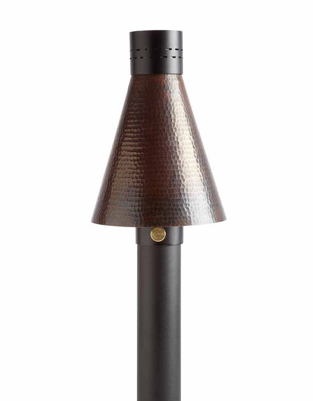 TK Torch  -   Complete with 96" Post  -  Hammered Copper