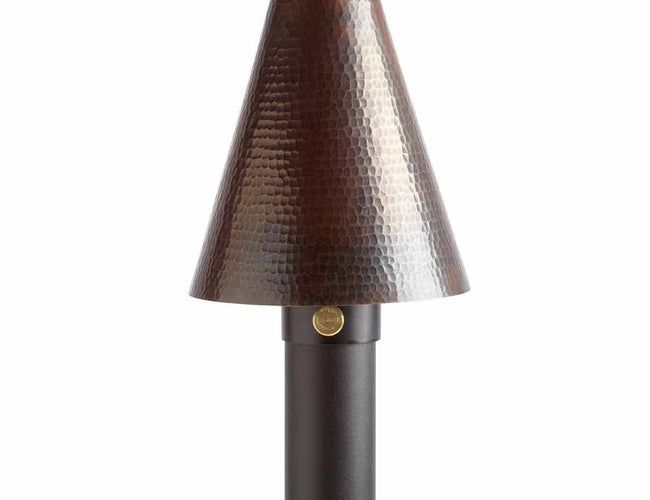 TK Torch  -   Complete with 96" Post  -  Hammered Copper