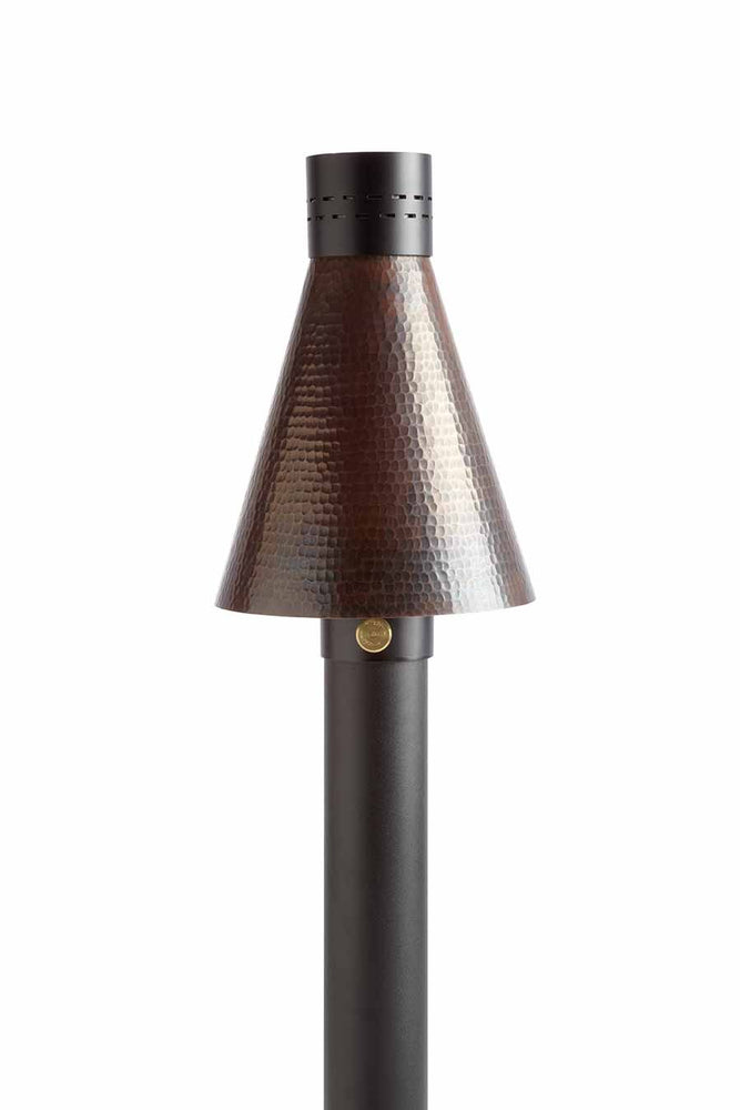 TK Torch  -   Complete with 96" Post  -  Hammered Copper
