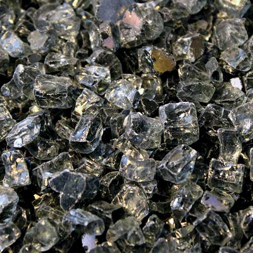 Fire Glass - Gray Reflective 10 lbs